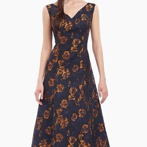 NWT Kay Unger Gemma High Low Dress Elegant Floral Dress 4